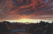 Frederic E.Church Twilight,a Sketch oil on canvas